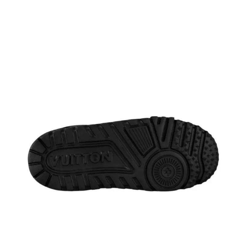 LOUIS VUITTON Trainer Maxi Low Top Skateboard Shoes Men's Black-5
