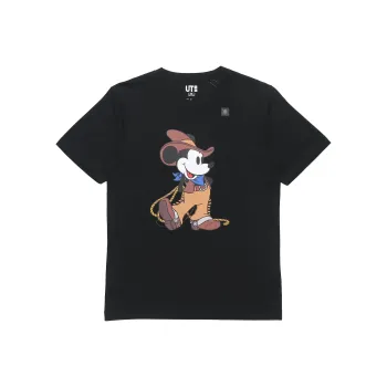 UNIQLO x Disney T Shirt Unisex Black