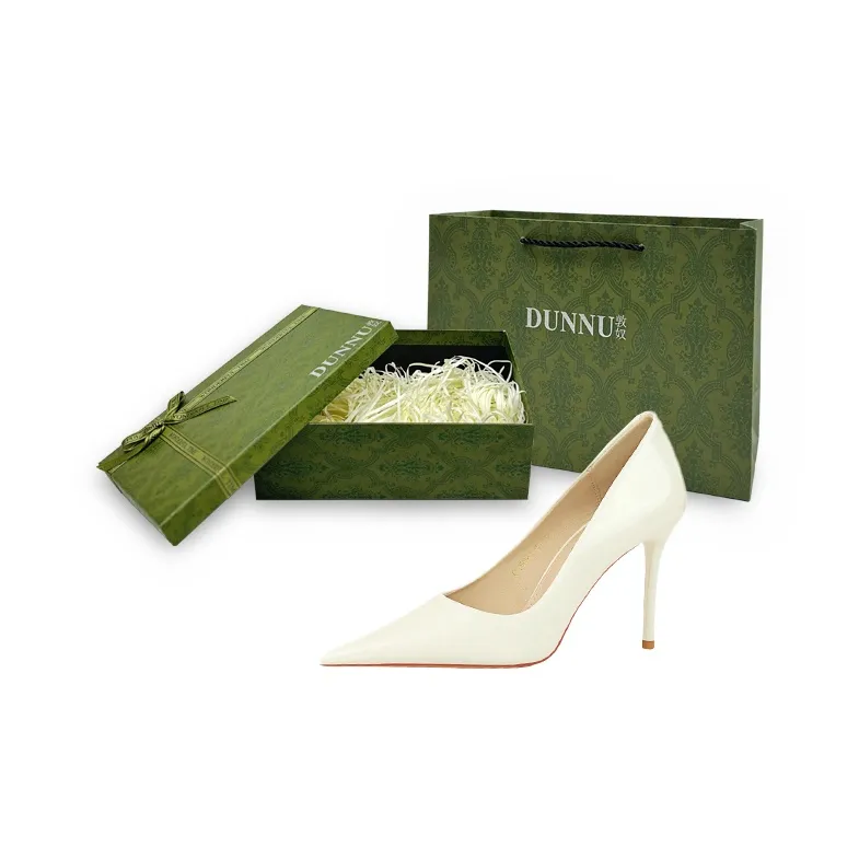 Dunnu Slim Heel High Heels 9.5CM Women's-10
