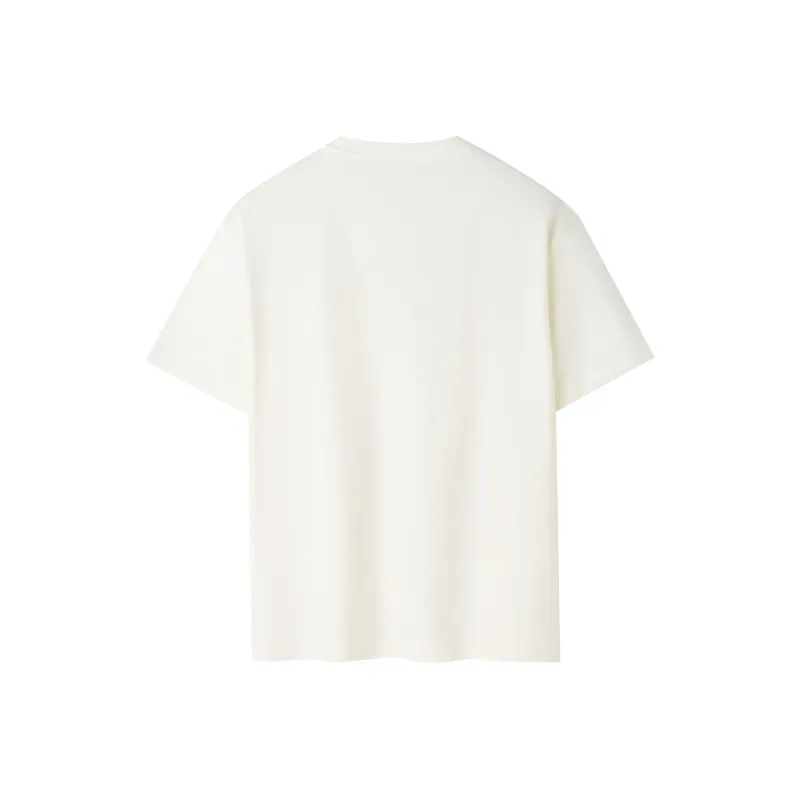 HLA T Shirt Men's Beige Apricot Trim U5-1