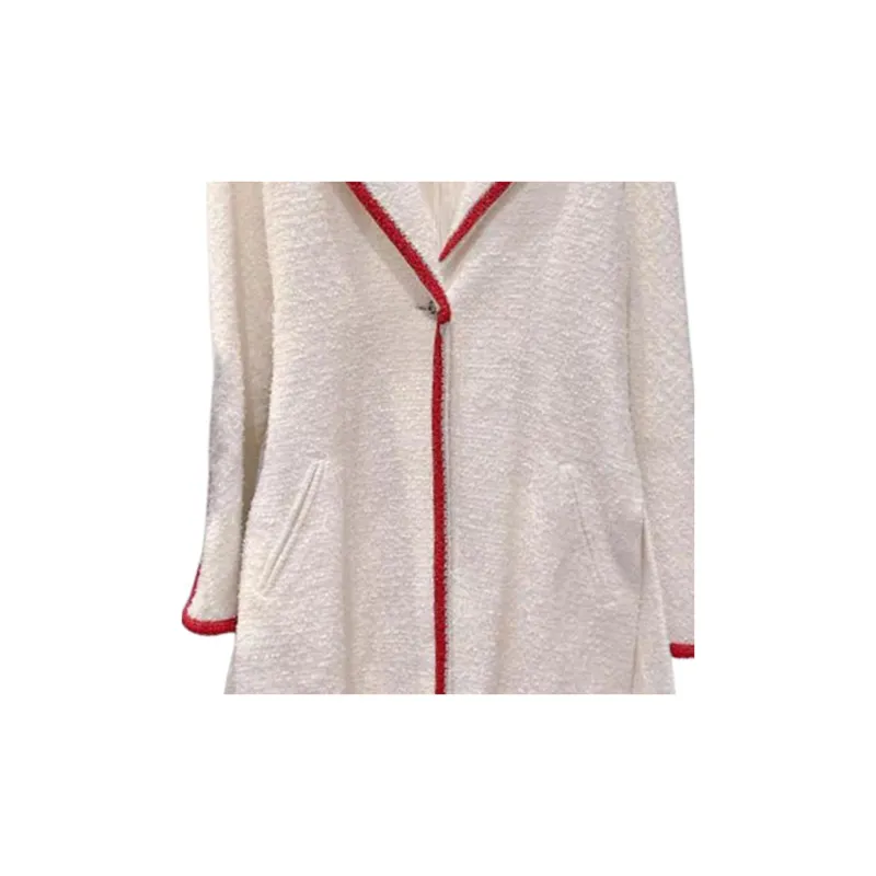 CHANEL Coats Women's White-2