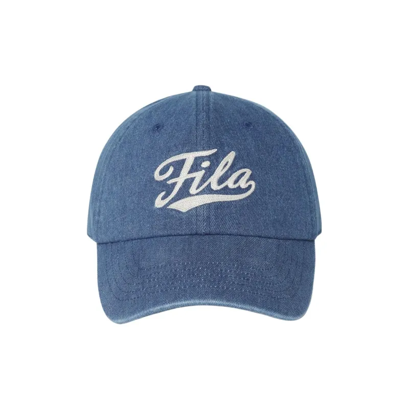 FILA 100% Cotton Baseball Caps Unisex Dark Blue-0