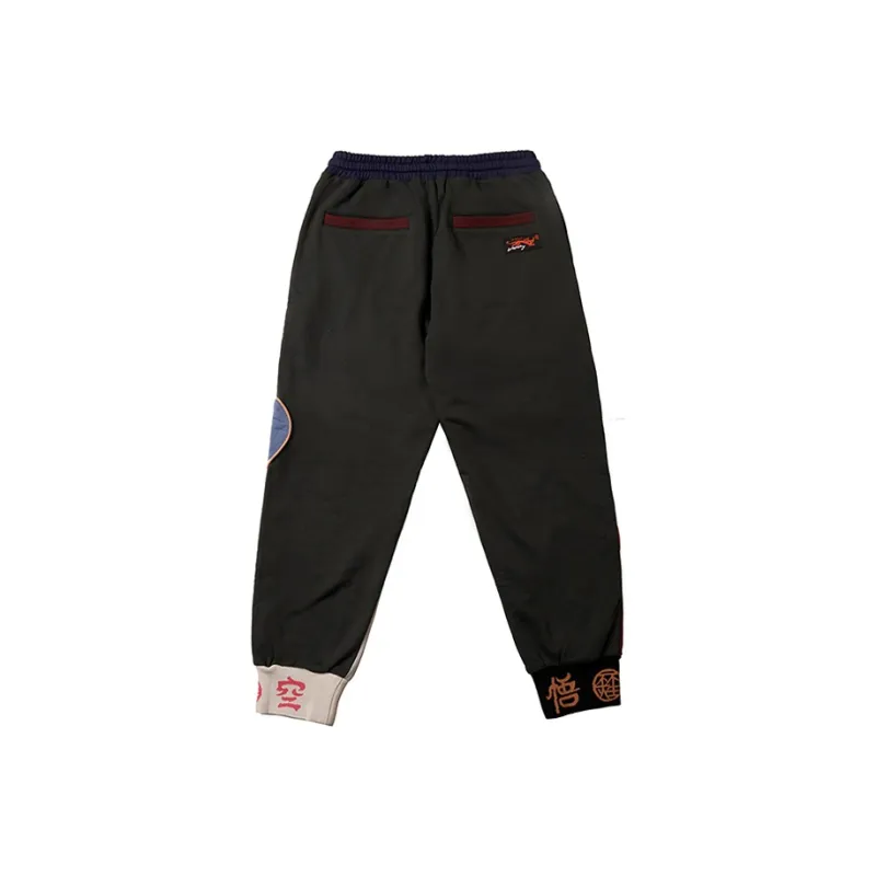 WOOKONG Knitted Sports Pants Unisex 72 Transformations Embroidery Cuffed Pants-1