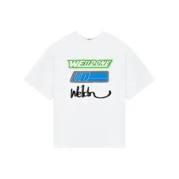 We11done Logo Printed Crewneck T Shirt