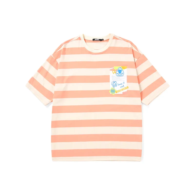 GENANX Straight Elbow Length Sleeved T Shirt Unisex-5