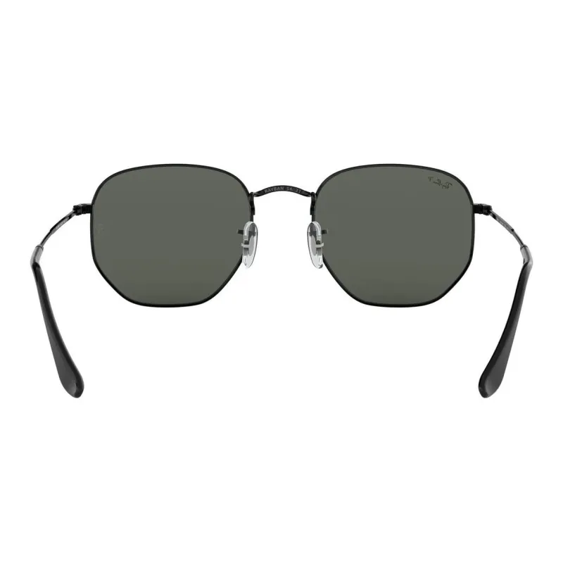 RayBan Plastic Irregular Shape Sunglasses Unisex Black-3