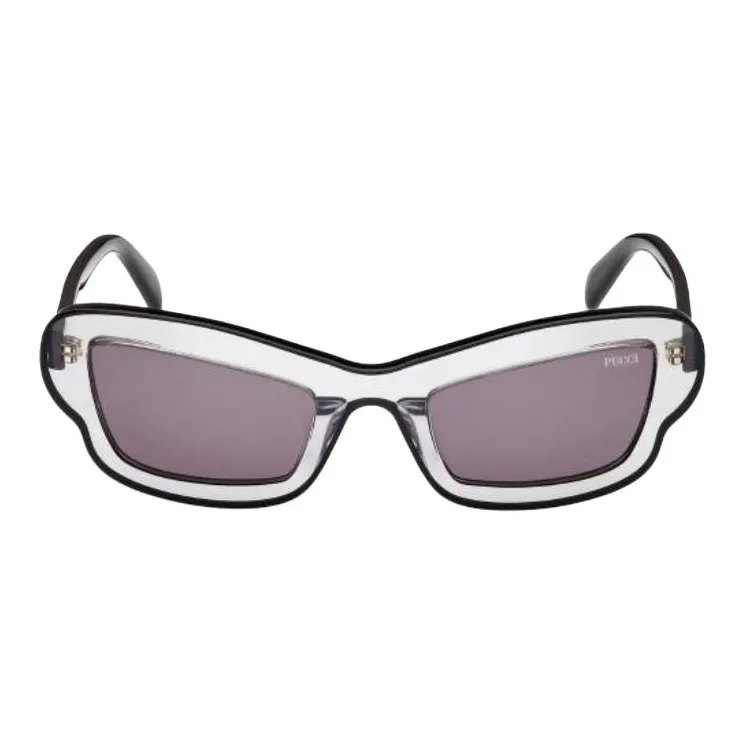 EMILIO PUCCI Acetate Square Sunglasses Women's Black-1