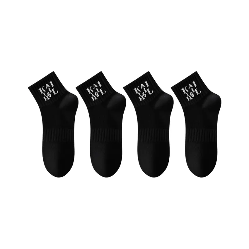 MIIOW Mid Calf Socks Men's 4 Pack-15