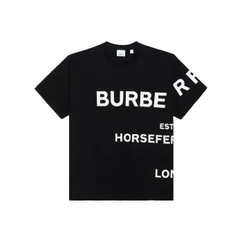 Burberry Horseferry Logo Printed Crewneck T Shirt