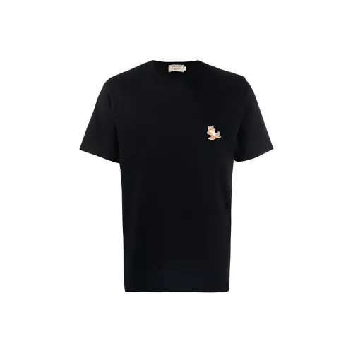 Maison Kitsune T Shirts Unisex Black