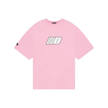 WE11DONE T Shirts Unisex Light Pink