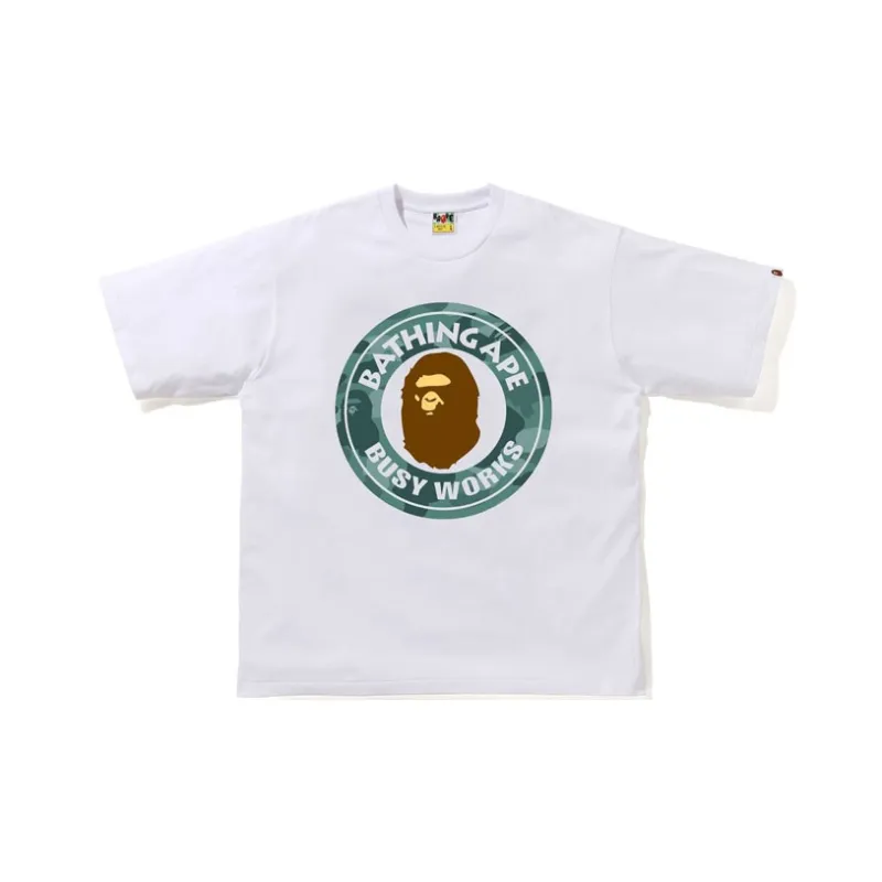 A BATHING APE Color Camo Busy Works Relaxed Fit Tee-5