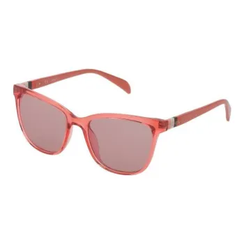 TAOSIXIONG Injection Molded Square Sunglasses Women's Orange