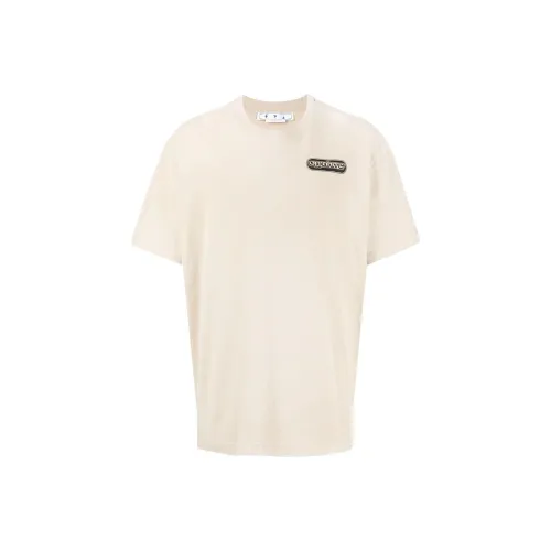 OFF WHITE SS22 T Shirts Men Light Umber