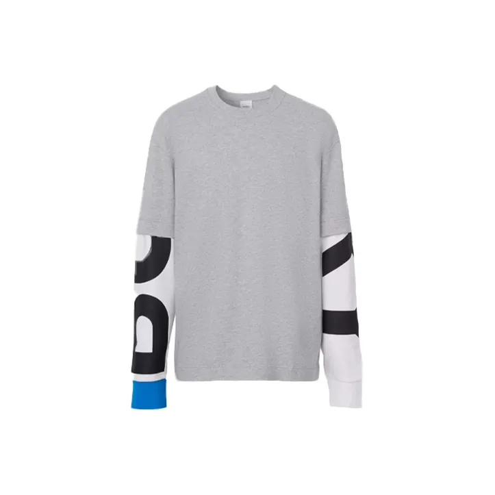 Burberry T Shirt Men's Light Heather Gray-0