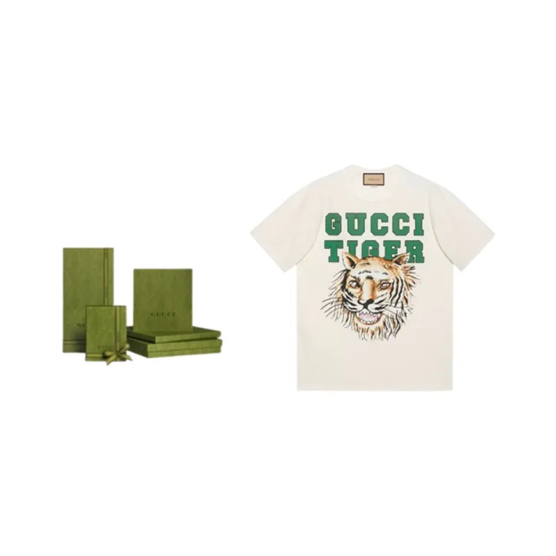 GUCCI Chinese New Year T-Shirts Men-0