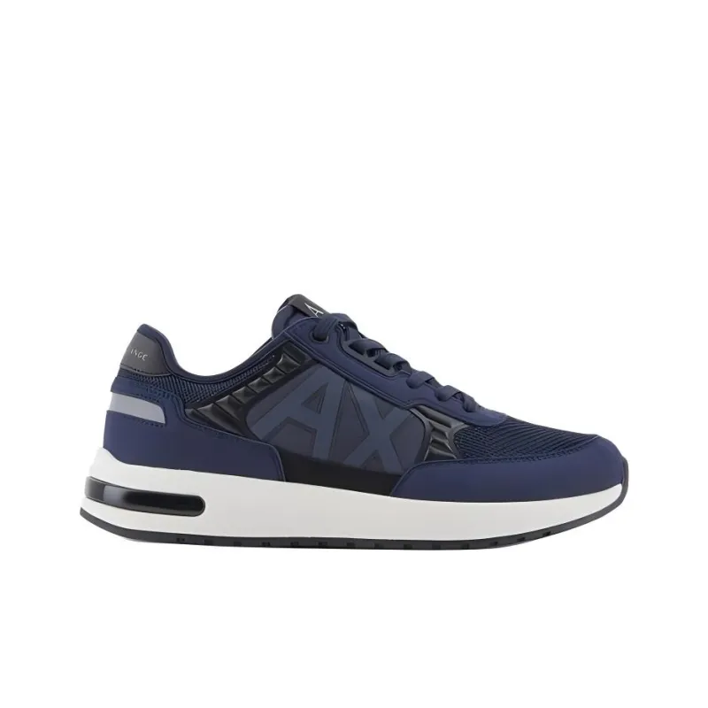 ARMANI EXCHANGEAE Low Top Casual Shoes Men's Blue-1