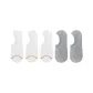 5 Pack (White 3+Gray 2)