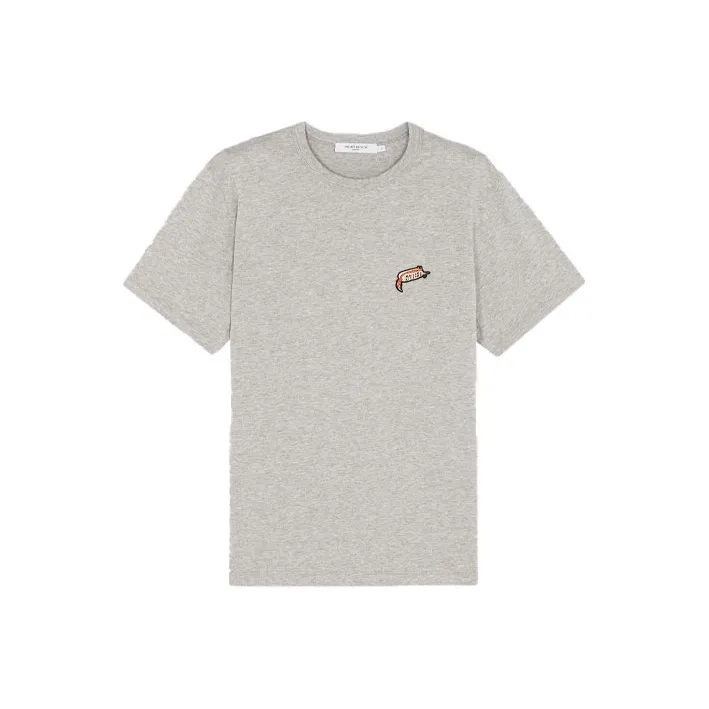 Maison Kitsune T Shirts Unisex Gray-0