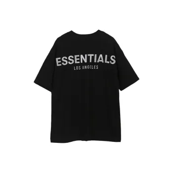Fear Of God Essentials SS20 T Shirt Unisex Black