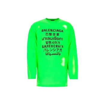 Balenciaga Languages Long Sleeve T Shirt