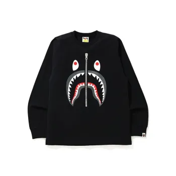 Bape Shark Metal Zip Crewneck