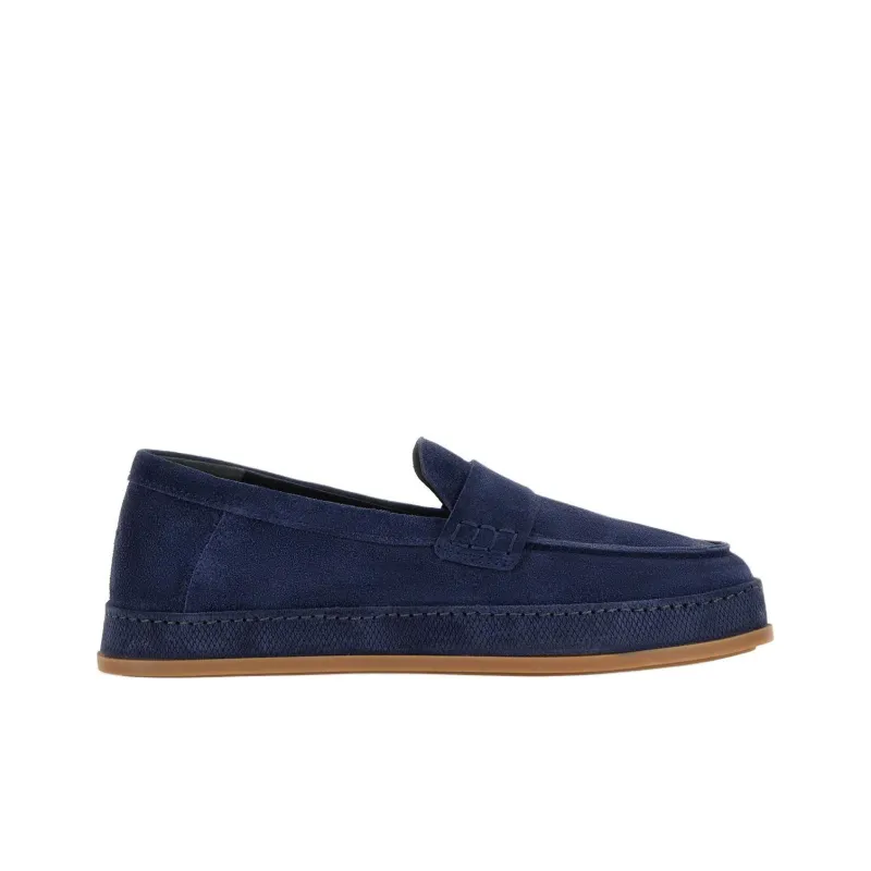 HOGAN H683 Casual Single Shoes Women's Blue-1