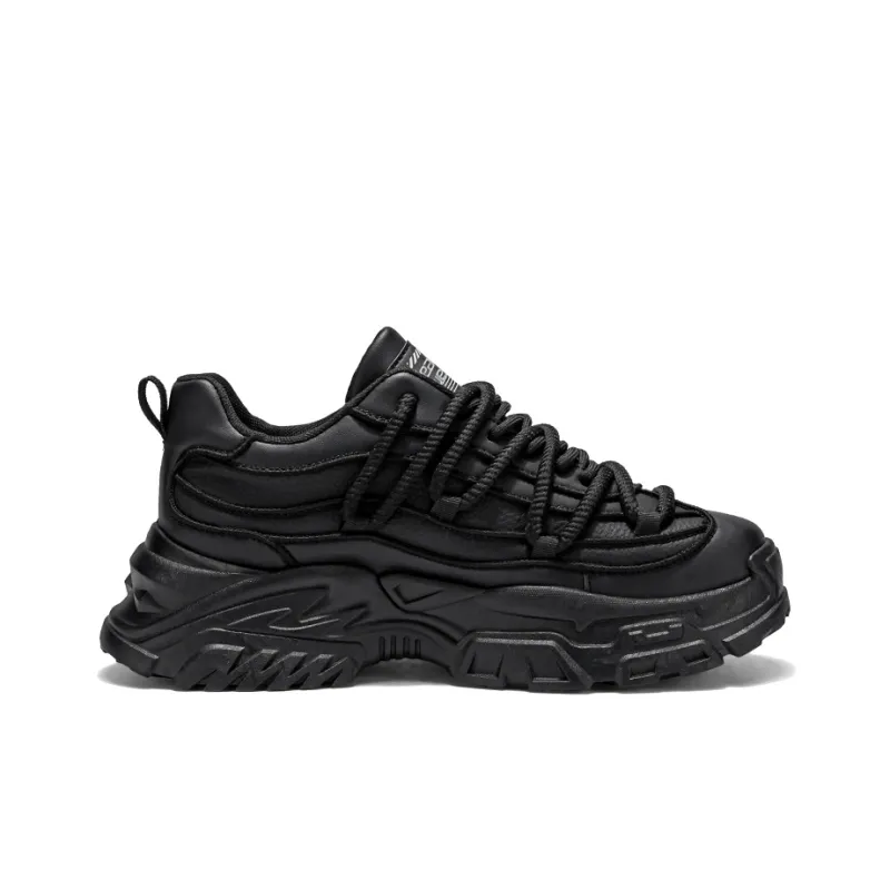 JEANSWEST Anti Slip Wear Resistant Water Resistant Balance Low Top Chunky Sneakers Men's-1