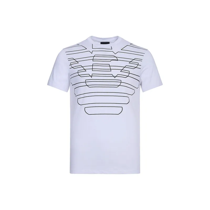 EMPORIO ARMANI T Shirts Men White-0