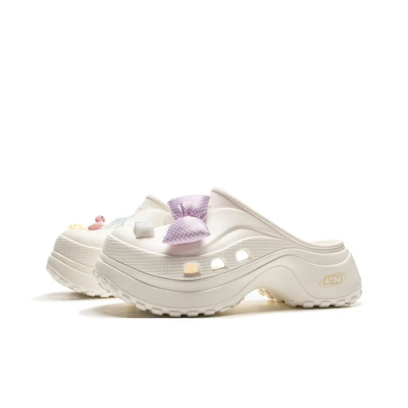YINGXIONGLIANMENGYONGCHIPAIDUI x LiNing Project* Clogs Women's Ivory-2