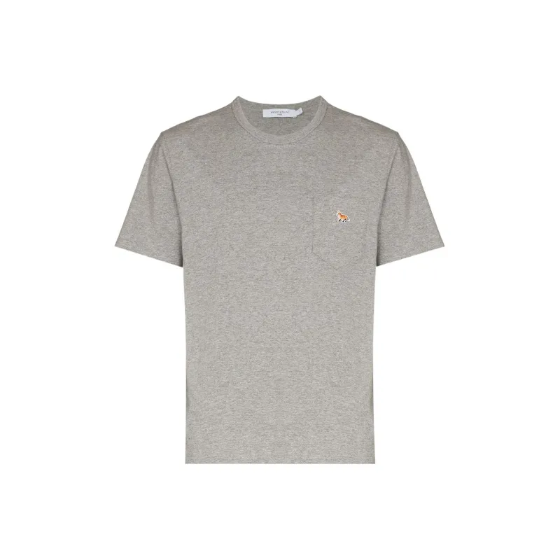 Maison Kitsune T Shirts Men Gray-0