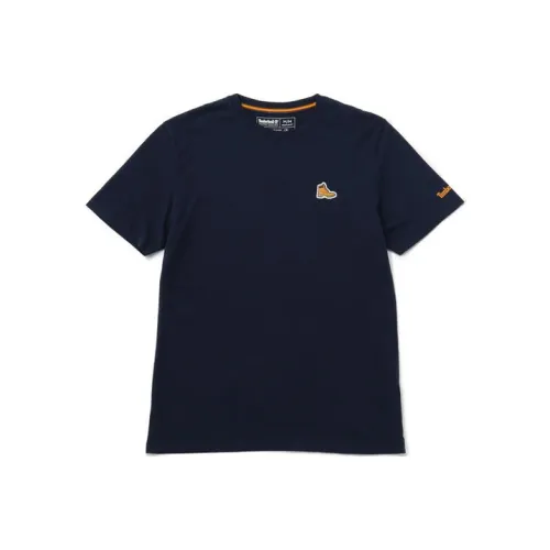 Timberland T-Shirts Men Dark Royal Blue