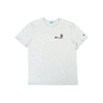 Champion x Super Mario Bros T Shirt Unisex Light Gray