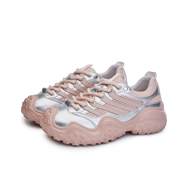 Zdwo Cushioning Breathable Low Top Chunky Sneakers Women's-1