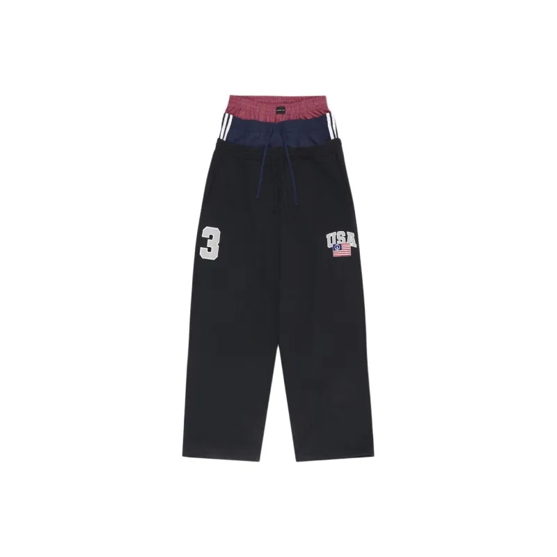 GRAILZ SS25 PROJECT G/R SS25 COLLECTION 6 NEW THROW BACK Collection Knitted Sweatpants Unisex-0