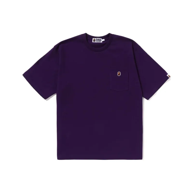 Bape Ape Head One Point Relaxed Fit Pocket Tee SS23-5