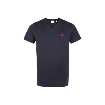Burberry Monogram Motif V Neck T Shirt