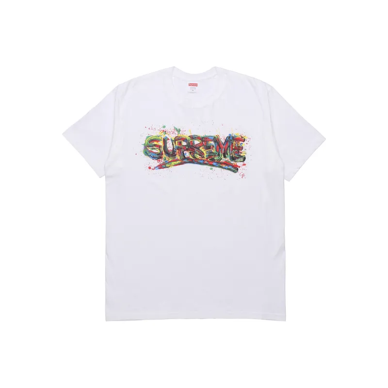 Supreme Paint Logo Tee-0