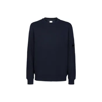 C.P.Company Diagonal Raised Fleece Crew Neck Sweatshirt