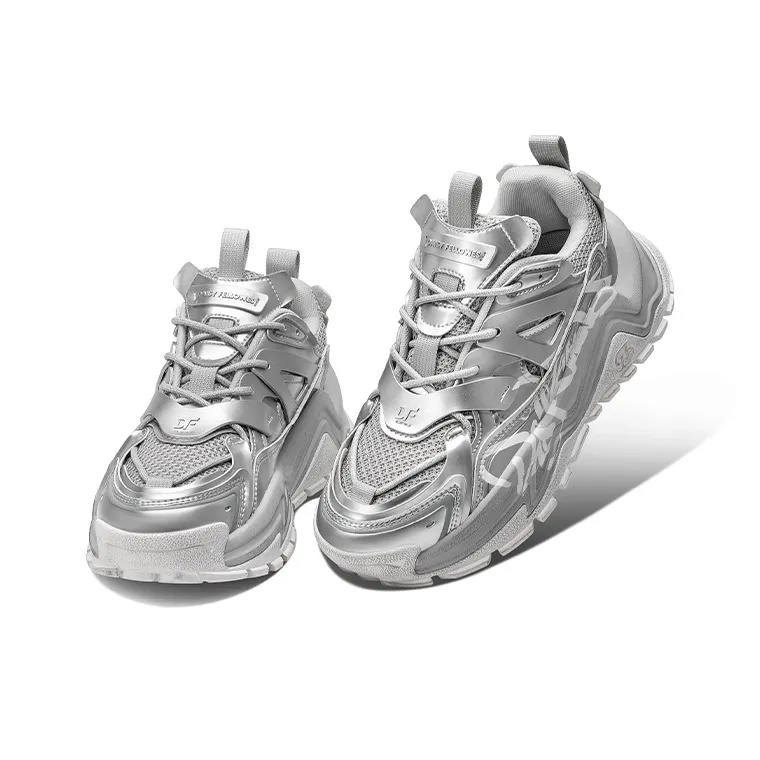 Daisy Fellowes Mango Shoes Anti-Slip And Wear-Resistant Height Increasing Low-Top Chunky Sneakers Unisex-26
