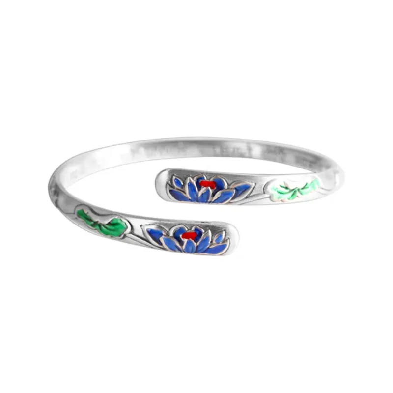 Reverevis 999 Fine Silver Bangles Women's-0