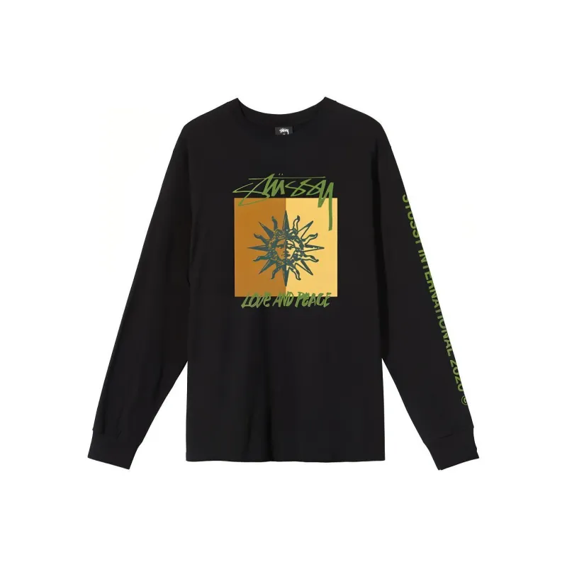 Stussy Love & Peace Long Sleeve Tee-0
