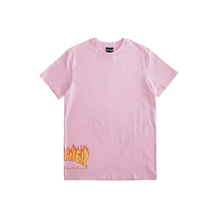 Thrasher T Shirt Japan Version Unisex Pink-0