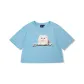 [Women's Apparel Cropped]Blue