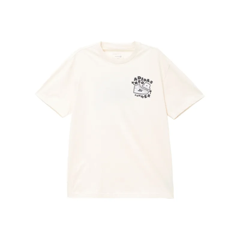 Adidas Neo T Shirt Unisex Beige-0