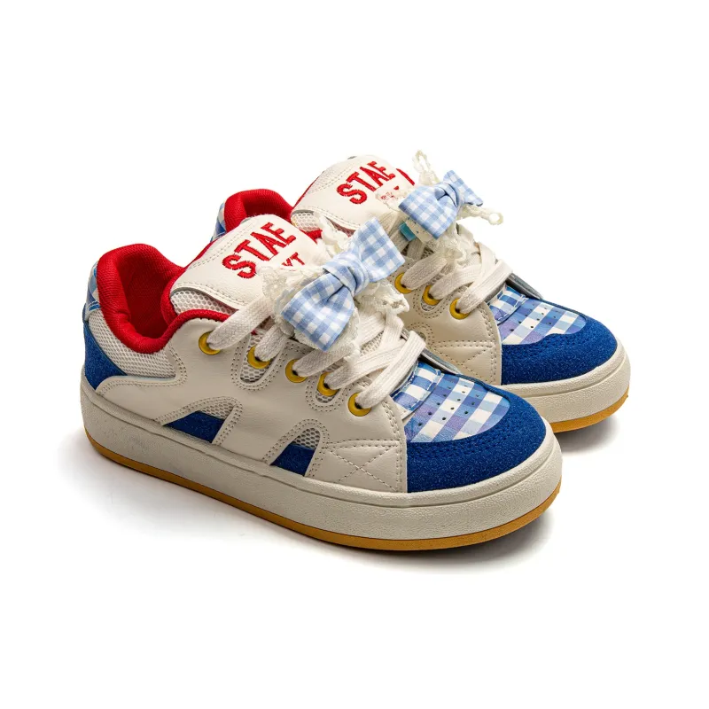 Far Waves Anti Slip Wear Resistant Low Top Skateboard Shoes Women's-1