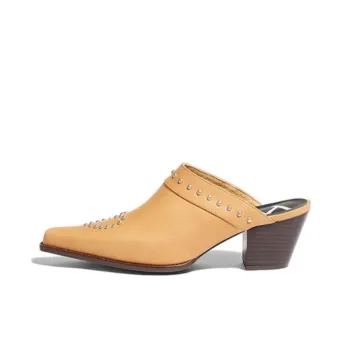 Open Yy Closed Toe Slippers Women's Beige