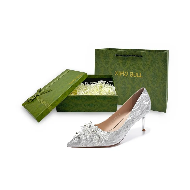 XIMO BULL Slim Heel High Heels Women's-13
