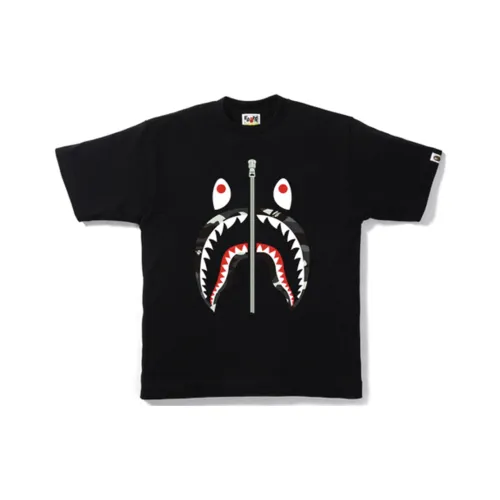 A BATHING APE Dot Camo Shark Tee