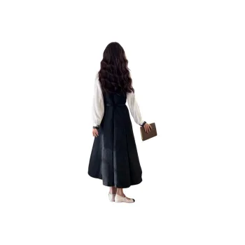 MADALLO Long Sleeved Dresses Women's Dark Tea Gray